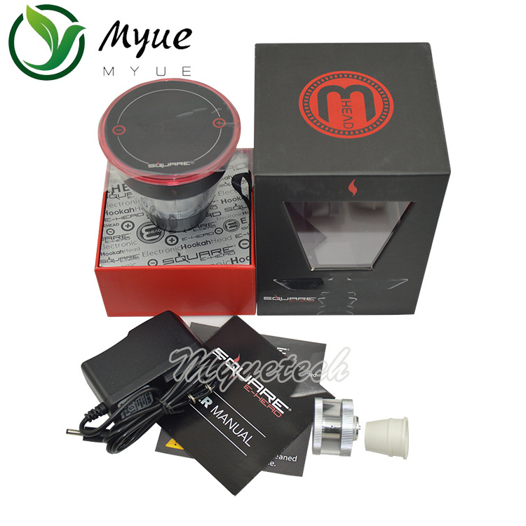 2021 wholesale hot selling Electronic Hookah Bowl hookah head Smoking accessories Square hookah head