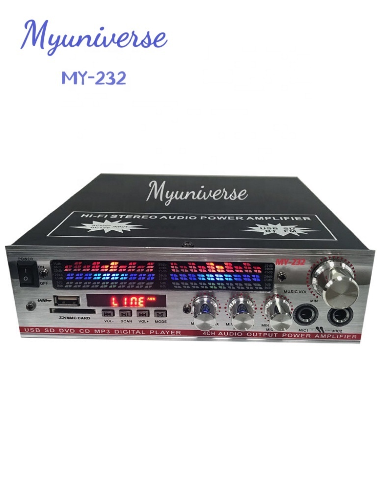 4 Channel Stereo Audio motorcycle power amplifier