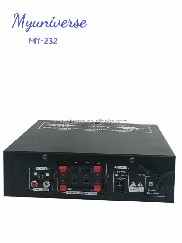 Factory Wholesale  HiFi Stereo Audio Motorcycle Power Amplifier