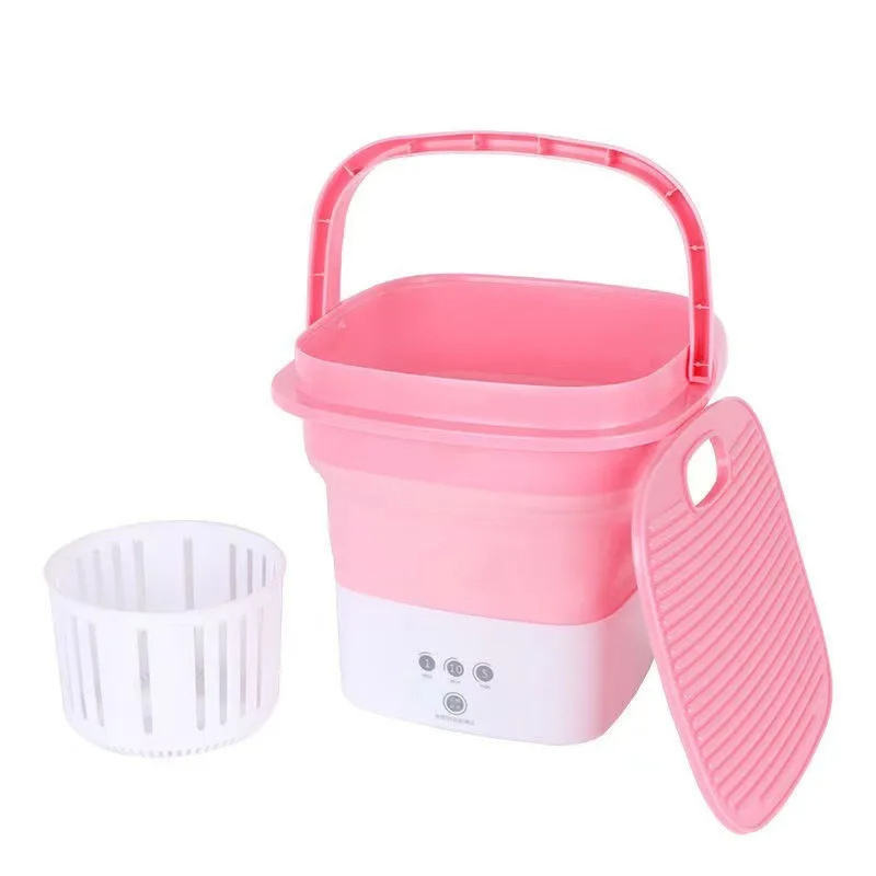 Mini Washing Machine Folding Small Household Portable Dormitory Underwear Washing And Socks Washing And Removing All-in-one