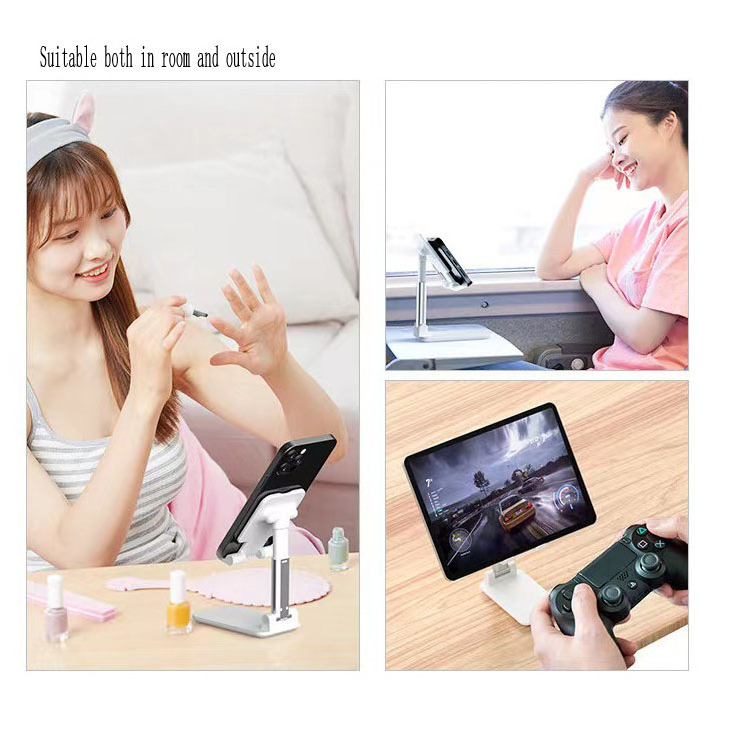 Free sample mobile phone stand holder universal adjustable foldable table cell phone desk stand holder