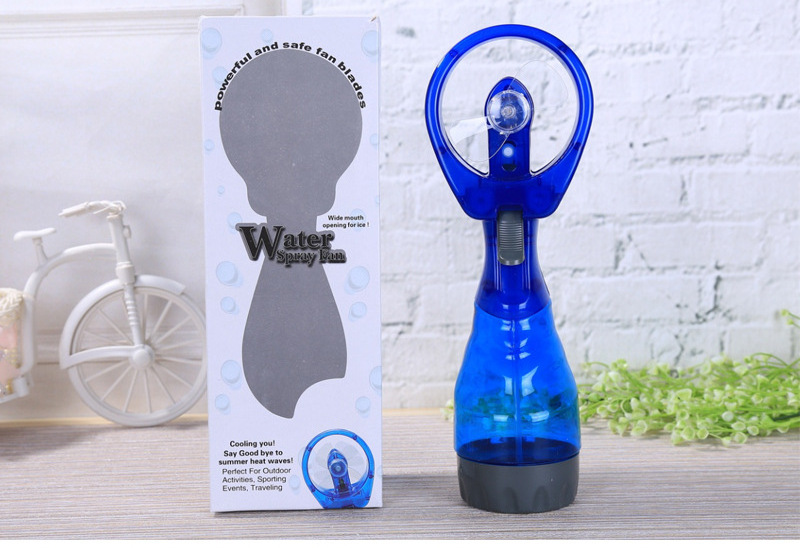 Wholesale mist fan water spray summer rechargeable water mist spray fan for home office handheld spray fan