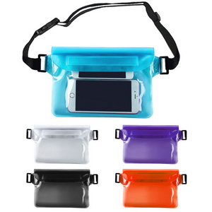 Waterproof Swimming Bag Ski Drift Diving Shoulder Waist Pack Bag Underwater Mobile Phone Bags Case Cover For Beach Boat Sports