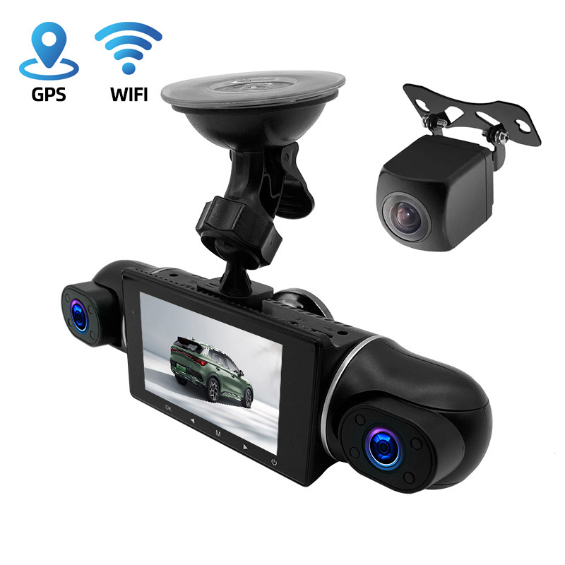 4 Dash Cam Full 1080p Car Dvr Wifi Night 4 Lens Dash Cam With Wifi App Control G Sensor