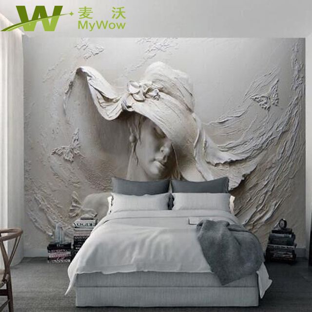 Interior Wall Decoration Self Adhesive 3D Wallpaper 18D Wall Murals