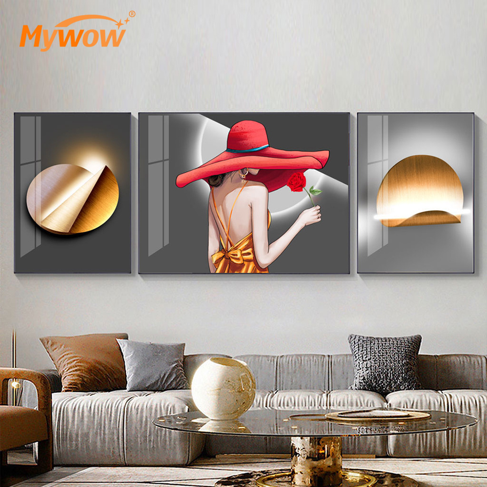 C7-071 MyWow DIY Diamond Painting Golden Home Room Decoration Picture