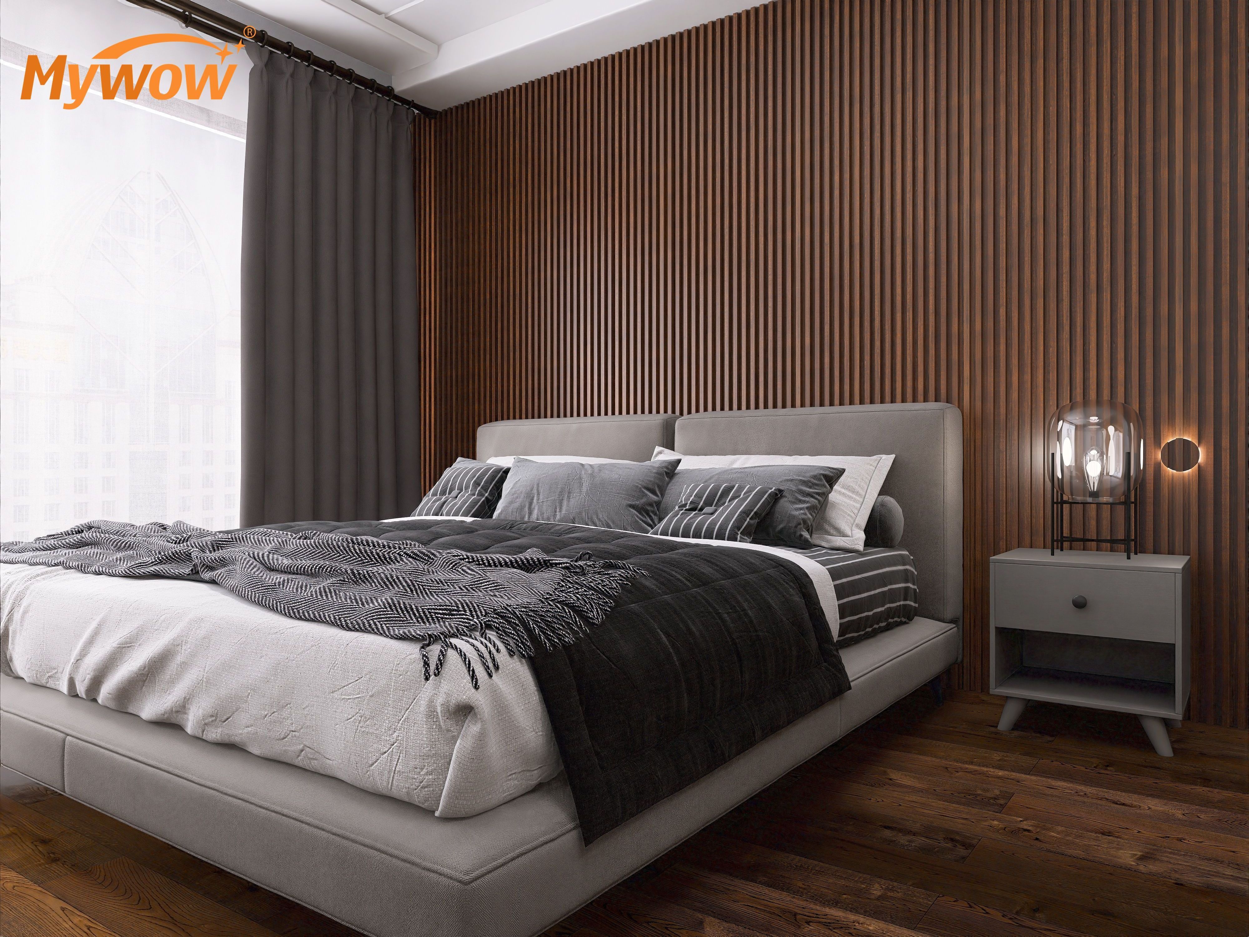 Wholesale 3D Wood Plastic Composite WPC Wall Cladding Indoors Bamboo ...