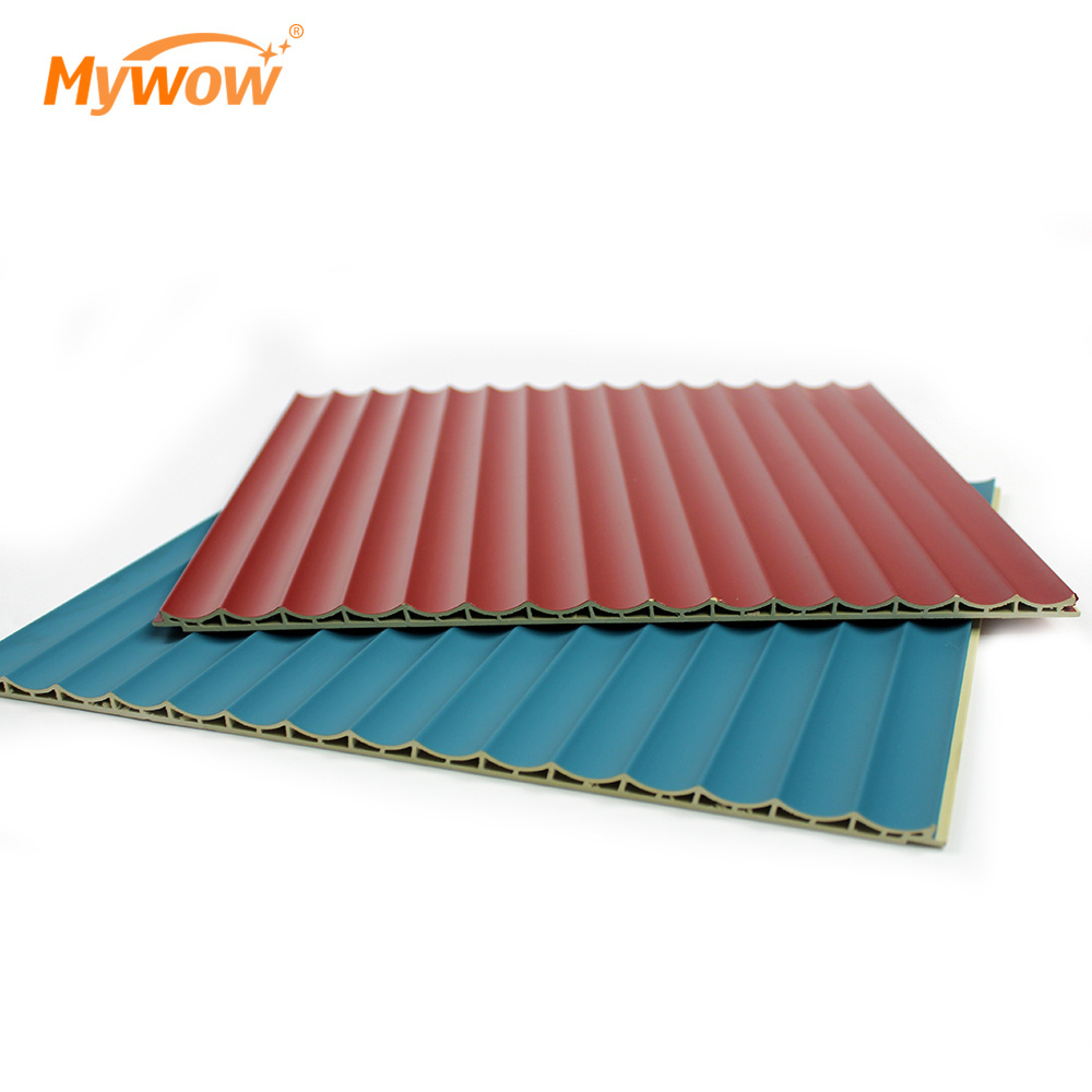 Guangzhou Wholesale New Indoor Wood Plastic Composite Panels 300MM*3000M Walls Waterproof Interior WPC Wall Panel