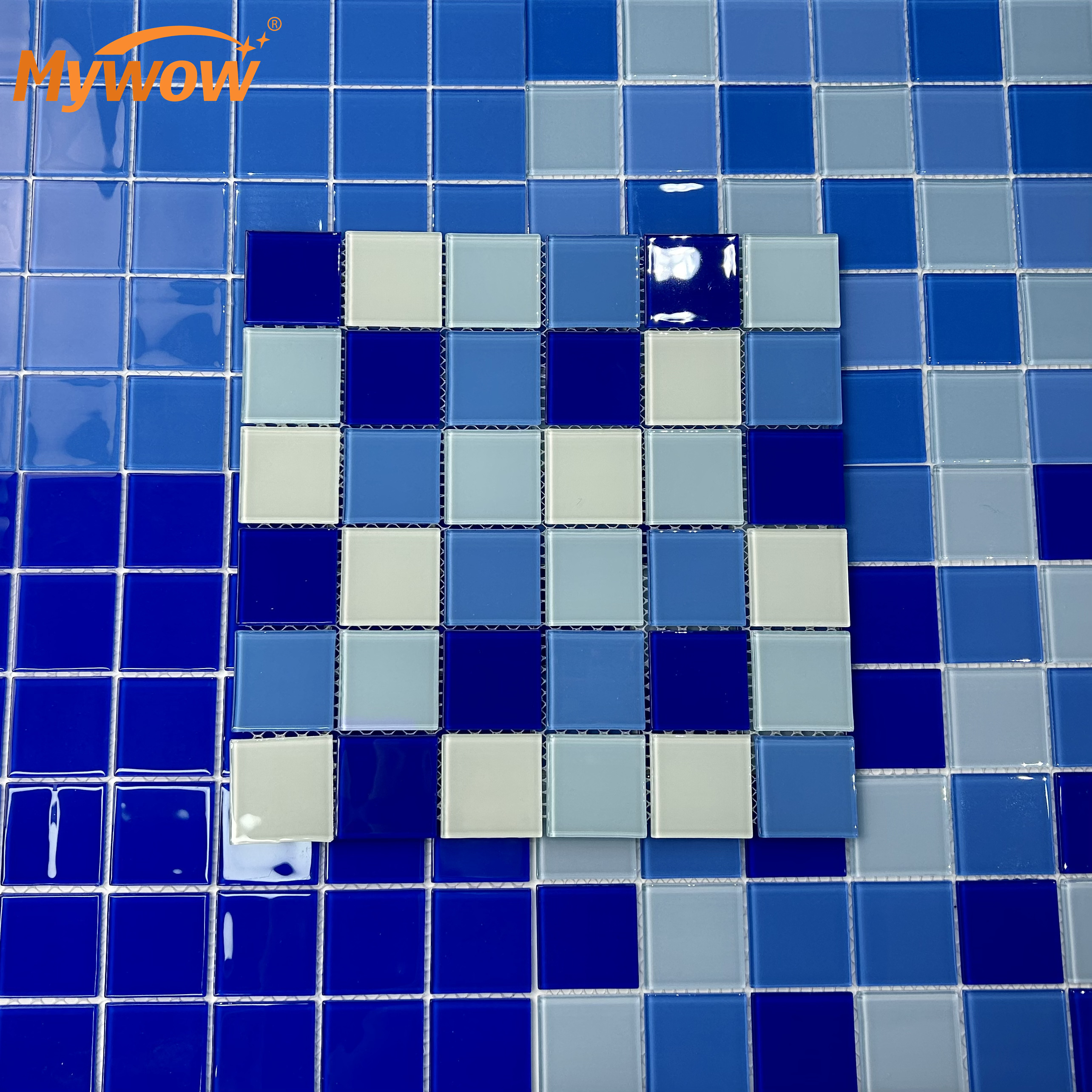 High Quality Ceramic Art Swimming Pool Mosaic Tile for Bathroom External Wall Free Samples OEM Packing