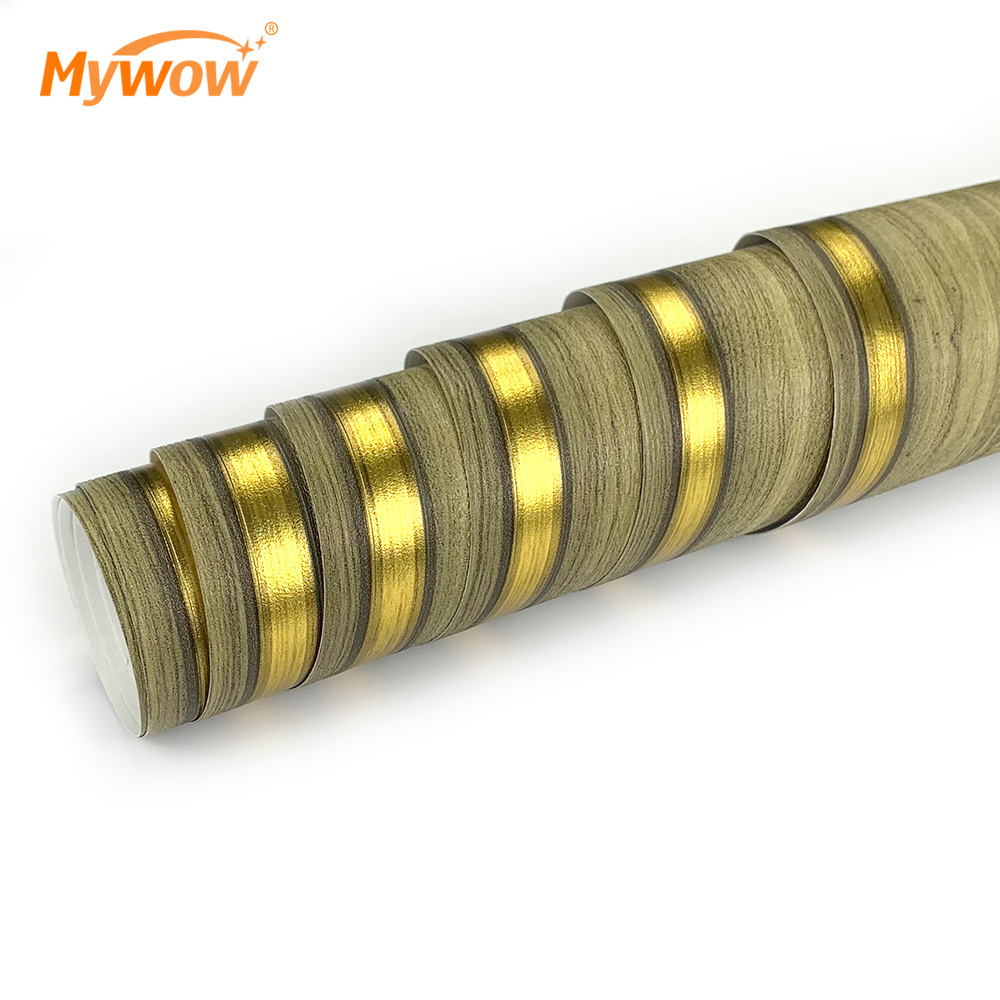 Multiple Options Wood Stripe Grain Wall Paper Rolls Contact Paper Pvc Vinyl Film Removable Waterproof Wallpaper