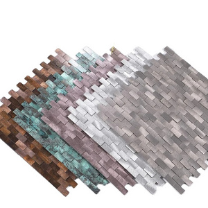 Indoor And Outdoor Wall Tile Glass Mosaic Tile Peel And Stick Mosaic Tile