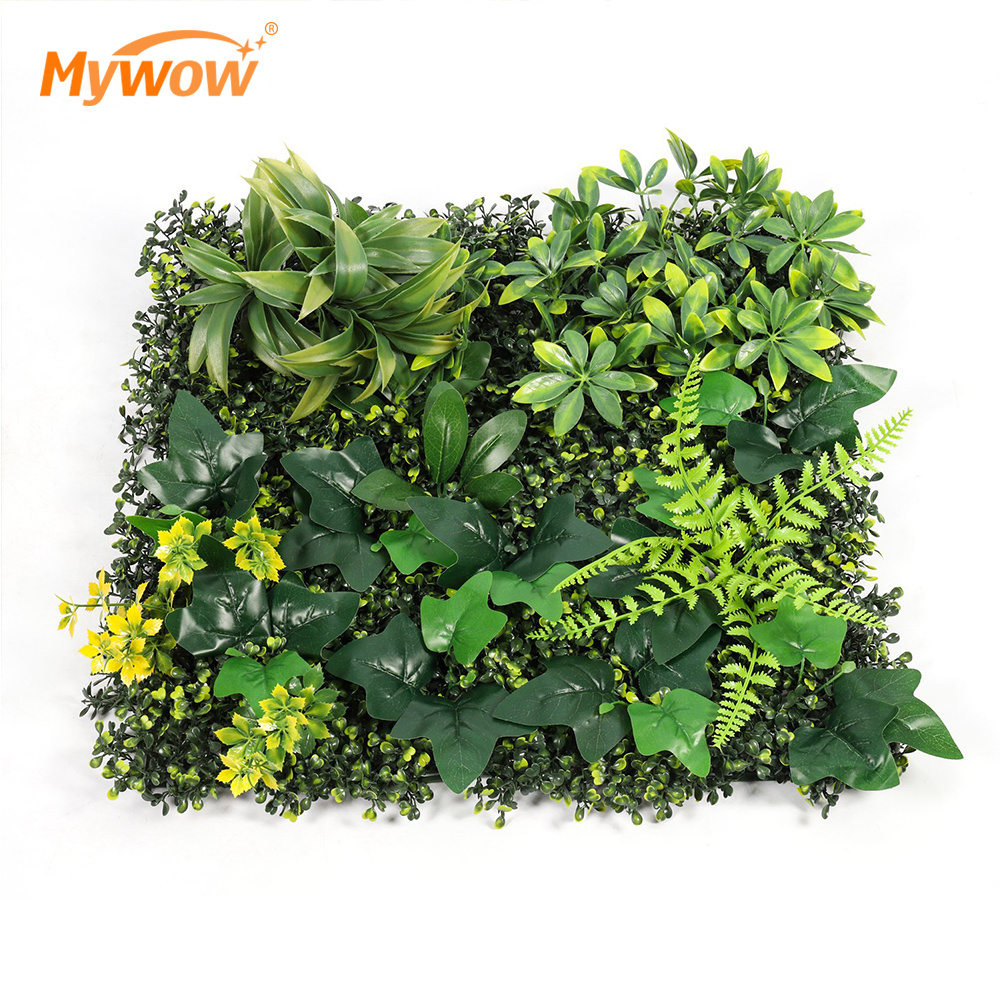 Easy to Install Artificial Grass Wall Panels Plastic Greenery Plant Wall Grass Wall Backdrop For Home Restaurant Indoor Decor