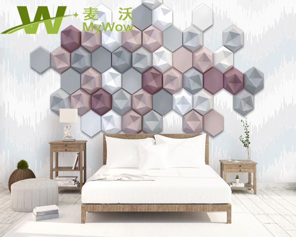 Custom 6d/10D/18D Wallpaper Murals Modern Flower Plant three-dimensional TV Backdrop Wall Mural Living Room Bedroom