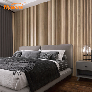 Wholesale 3D Wood Plastic Composite WPC Wall Cladding Indoors Bamboo Wall Panel