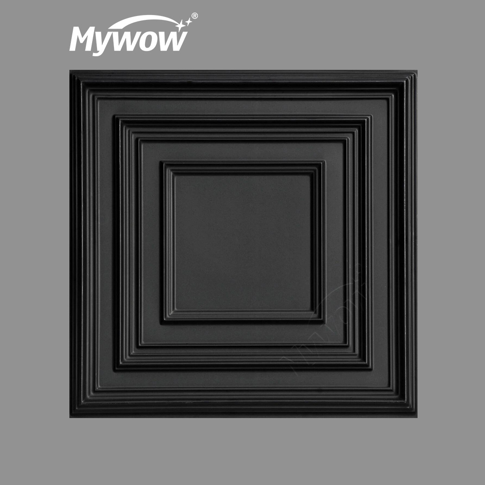 MyWow Ceiling Tiles Designing Panels Boards Drop Decorative Cladding Acoustic False Panel Plastic Room Bedroom Pvc Tile