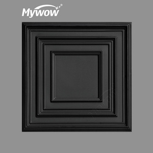 MyWow Ceiling Tiles Designing Panels Boards Drop Decorative Cladding Acoustic False Panel Plastic Room Bedroom Pvc Tile