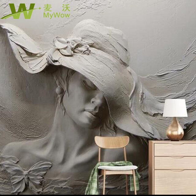 Interior Wall Decoration Self Adhesive 3D Wallpaper 18D Wall Murals