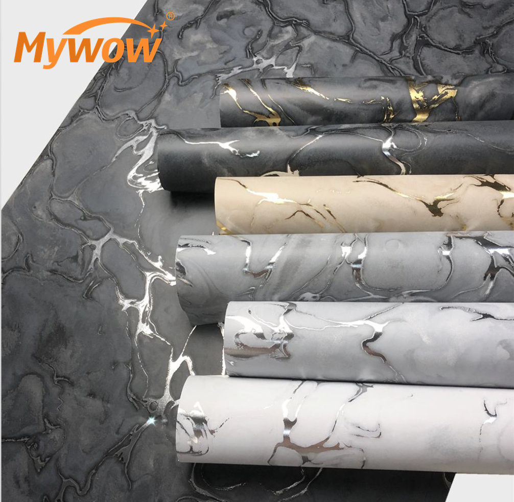 MyWow Metallic Pvc Home Wallpaper 3d Metal Glitter Wallpaper Pvc Metallic Wallpaper With Foil Lamination