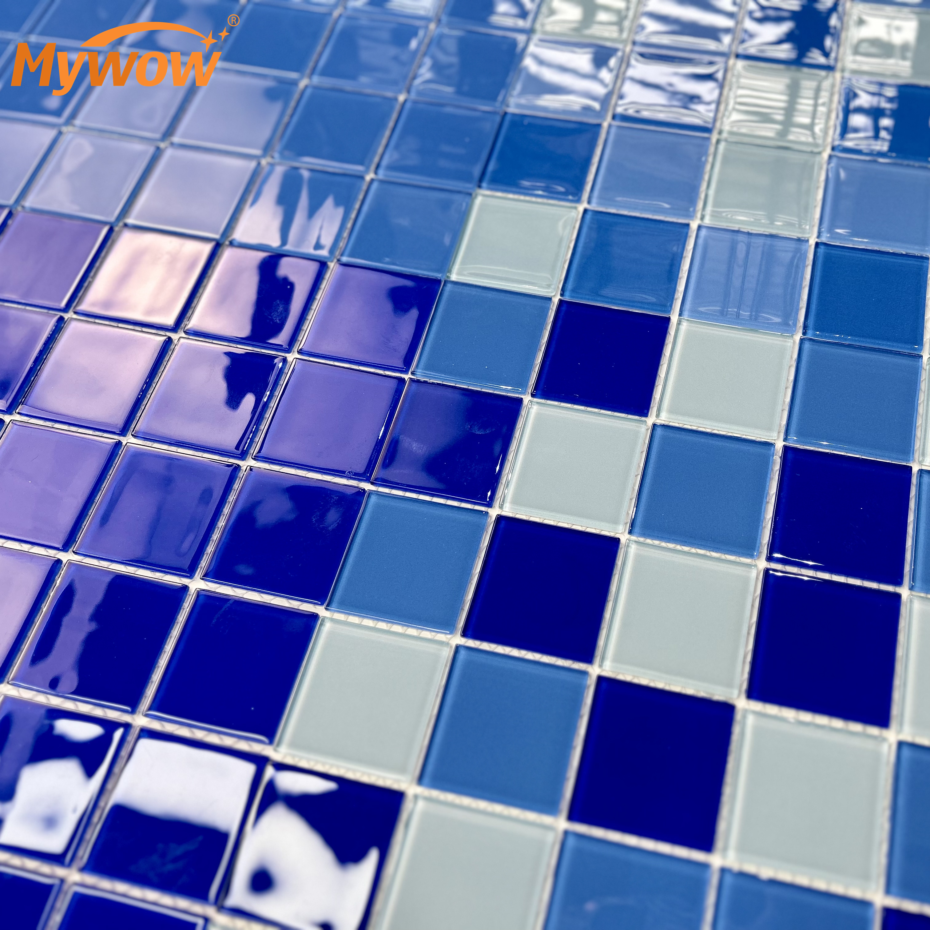 High Quality Ceramic Art Swimming Pool Mosaic Tile for Bathroom External Wall Free Samples OEM Packing