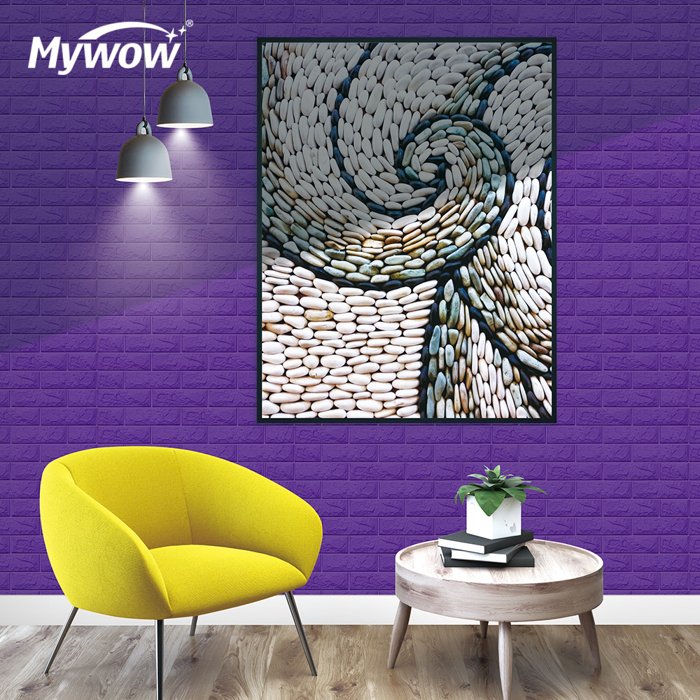 MyWow Self Adhesive Wallpaper Foam Wall Stickers For Ceilings 3D Sticker