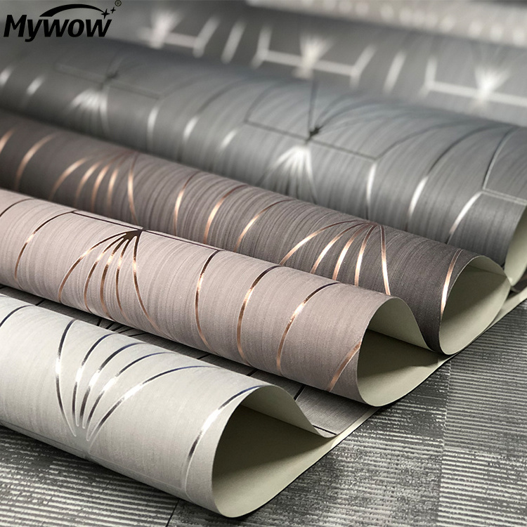 Exclusive Agents Wanted 3D Luxury PVC Wall paper Decorative Wallpapers/wall coating Metallic Wallpaper Home Decoration