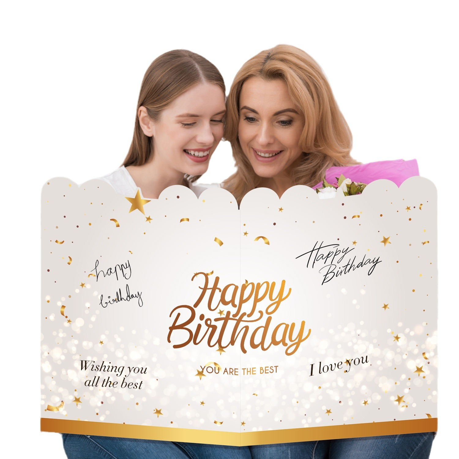 Custom Giant Birthday Cards Guest Book Happy Birthday Greeting Cards, Large Birthday Card Gifts Decorations Party Supplies