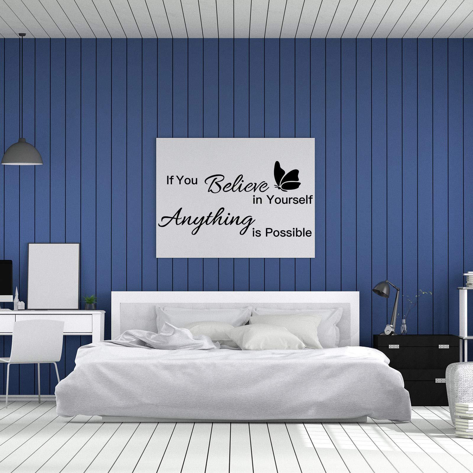 Vinyl Wall Quotes Stickers Inspirational quote wall stickers for Office School Classroom Teen Dorm Room Wall Decal