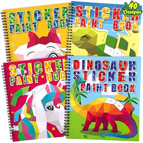 Myway High Quality Brain Games Sticker Paint Book In the Wild Sticker Puzzles Kids Activity Sticker Book