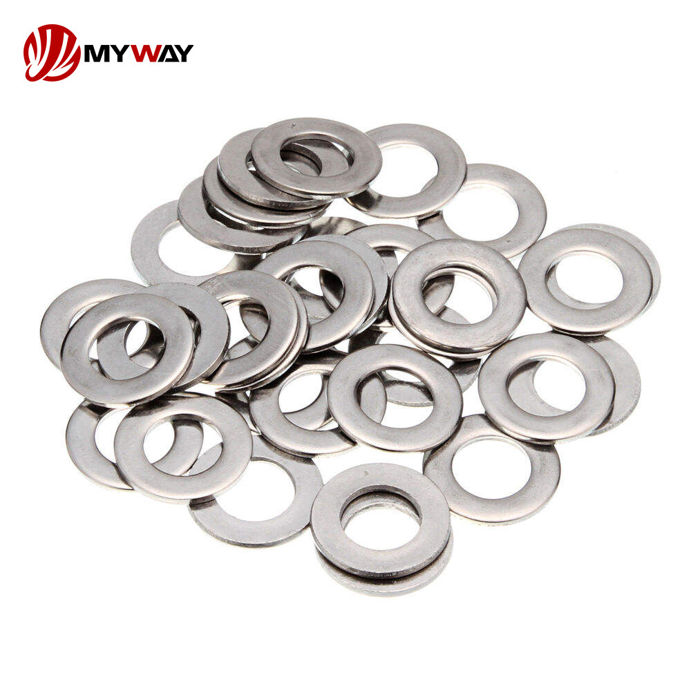 Factory Stock Stainless Steel Fiber Copper Nylon Plastic Copper Flat Gasket Sealing Flat Washers Car Copper Washer