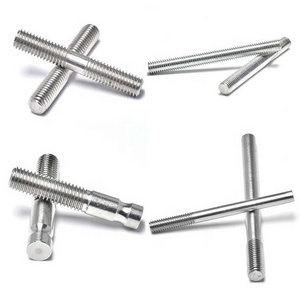 Factory Supply Threaded Rods SS 304 316 Stainless Steel M6 M8 M10 Single And Double Threades End Bolt Stud