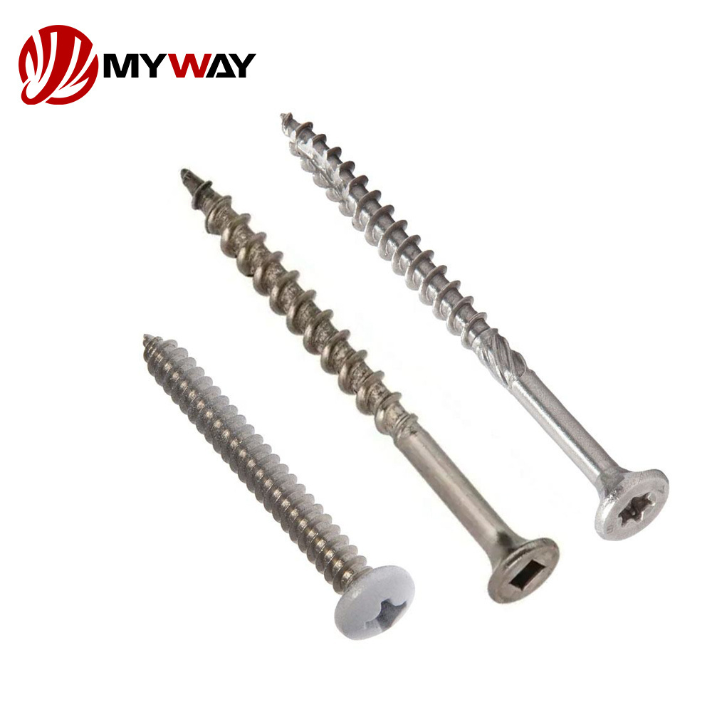 Self Tapping Decking Screw 304 316 Stainless Steel Or Zinc Plated Pan Torx Head Screws Wood Self Tapping Screw