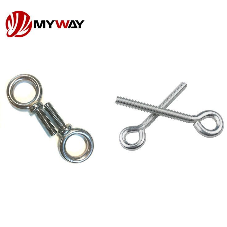 M5 M6 M8 M10 M12 M14 Lifting Eye Bolts 316 304 Stainless Steel Eye Bolt Din580 Full Threaded Eye Bolt Screw