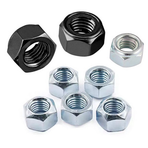 All Metal Locknuts Black Zinc Plated Galvanized ASTM A325 A307 GR2 GR5 193 Prevailing Torque Hex Self Lock Nut DIN980V DIN980M