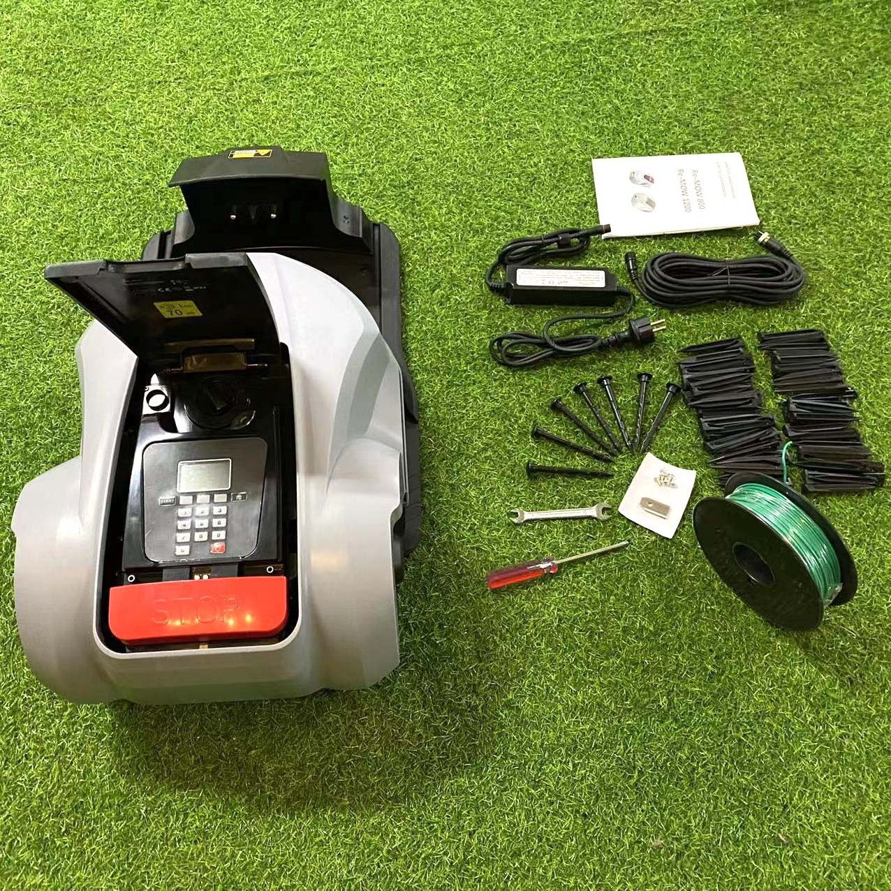 Factory Wholesale Electric Lawn Mower Battery Lawn Mower Smart Automatic Remote Control RC Lawn Mower