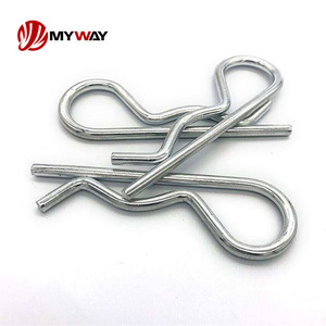 Custom Lock Pin Stainless Steel R Shape Clip Spring Cotter Tractor Pins Wave R Clip For Lock