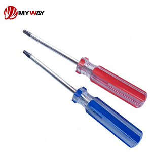 3.0MM Phillips Screwdriver Flat Tip Cross Slotted Shaped T8 T9 T10 T15 T20 T25 T27 T30 Torx Screw Driver With Crystal Handle