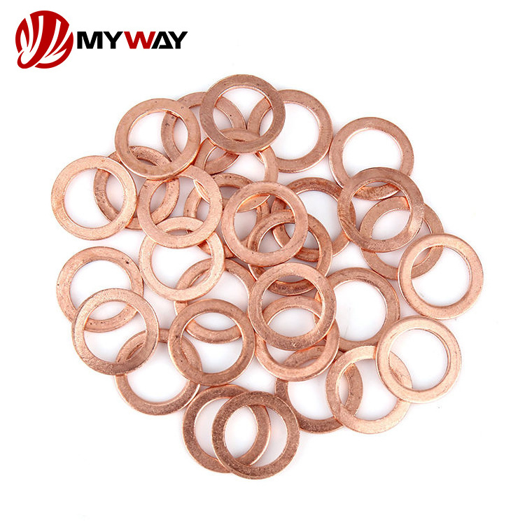 M3/M5/M6/M8-M20 Large Flat Washer 304 Stainless Steel Fiber Copper Nylon Plastic Copper Flat Gasket Sealing Plain Washers