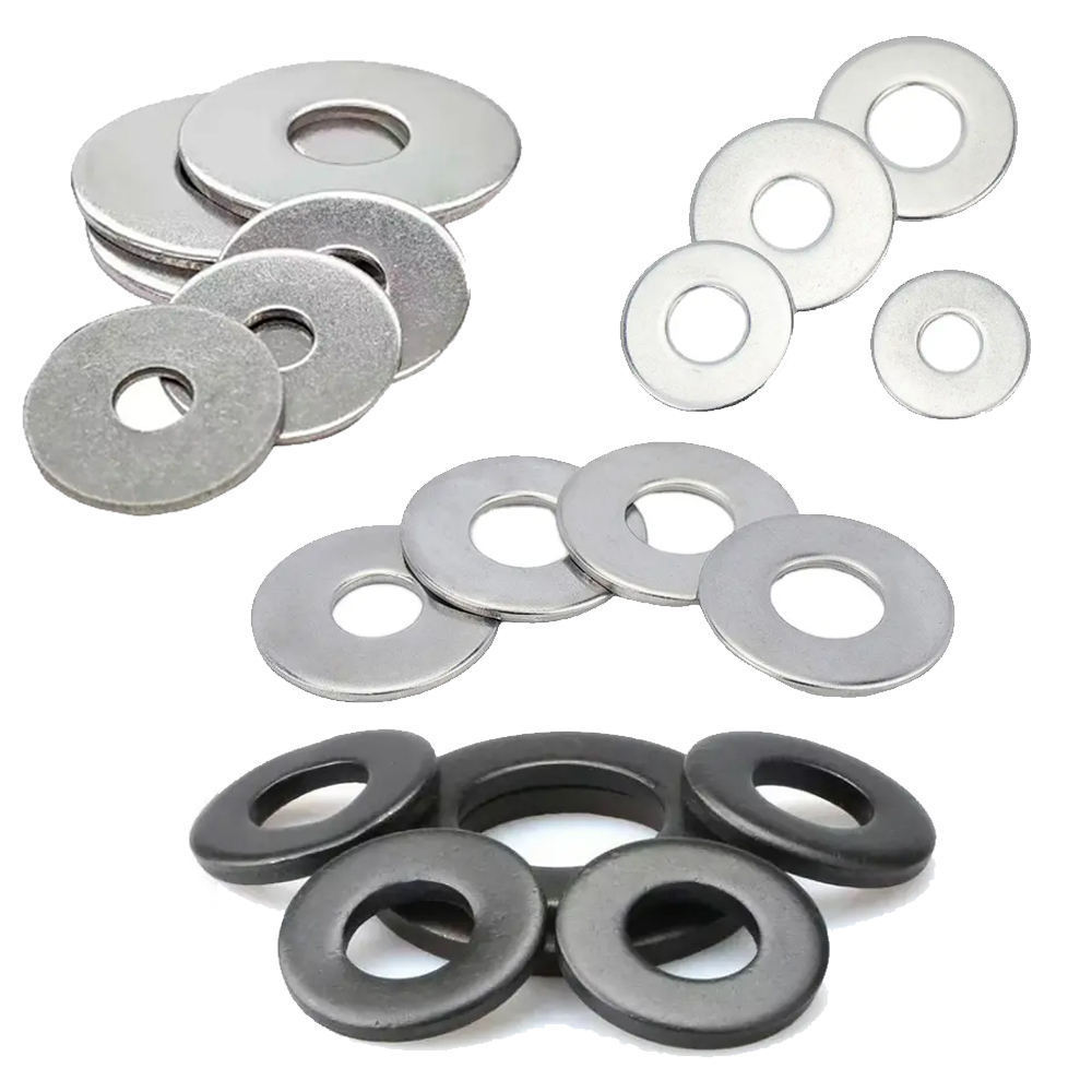 Din127 M8 M10 M12 Metric 304 A2-70 Spring Lock Washer Colour Zinc Metal Aluminum Thin Shim Square Split Flat Washer