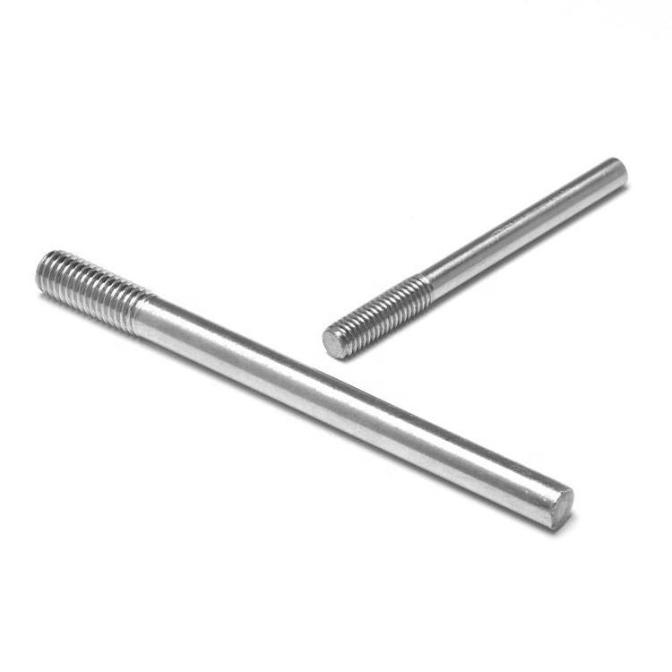 Factory Supply Threaded Rods SS 304 316 Stainless Steel M6 M8 M10 Single And Double Threades End Bolt Stud