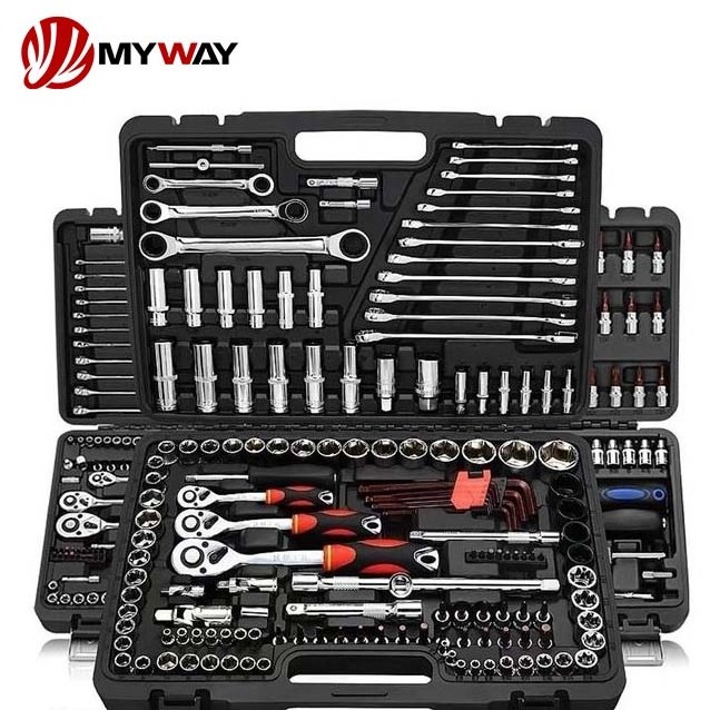 Custom Car Repair Tools Set Box Wrench Socket Hand Professional Herramientas Kit Mechanical Spanner Car Mechanics Tool Sets