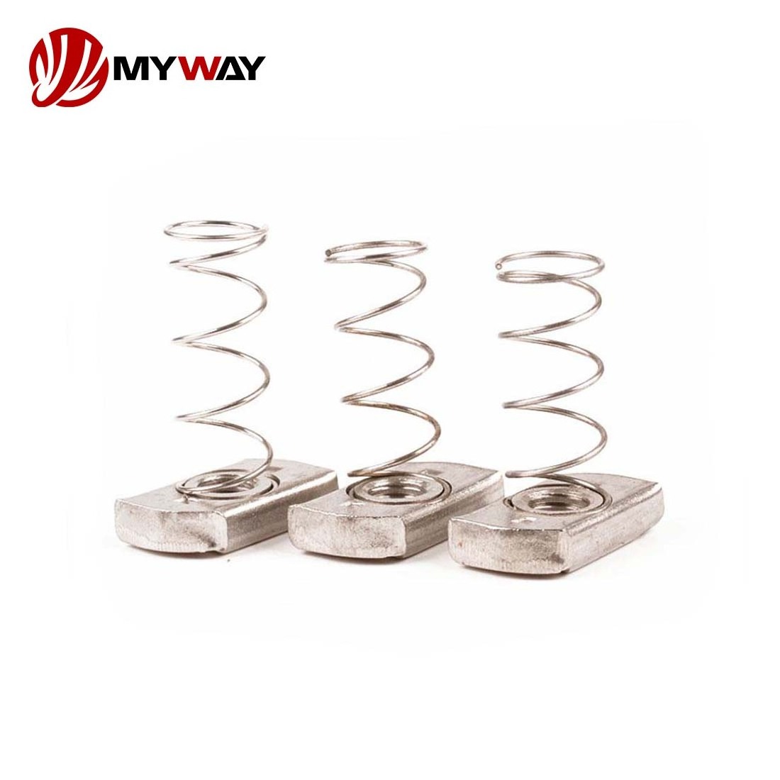 Anti-Seismic Channel Pipe Clamp Accessories M8 Spring Nut And Anchor Bolt