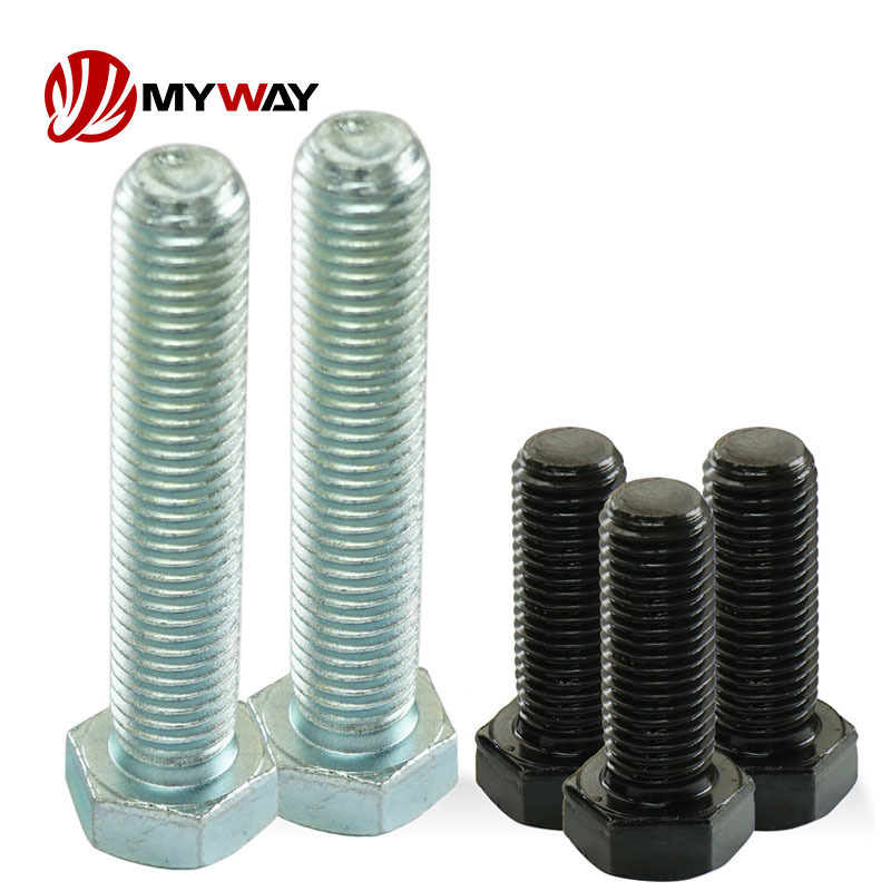 Custom All Size DIN931/DIN933 M6 Hex Bolt Stainless Steel Grade 8.8/10.9/12.9 Hex Bolt Screw Nut Hexagon Bolts