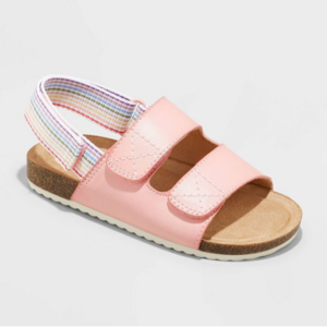 PU Customize Platform Ladies Casual Comfortable Pink Flat Beach Walking Sandals For Women