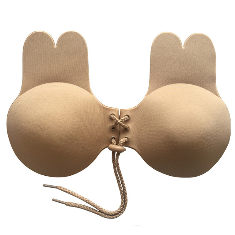 Young Girls Ladies Sexy Silicone Adhesive Bra Stick Gel Push Up Strapless Rope Invisible Backless Bra