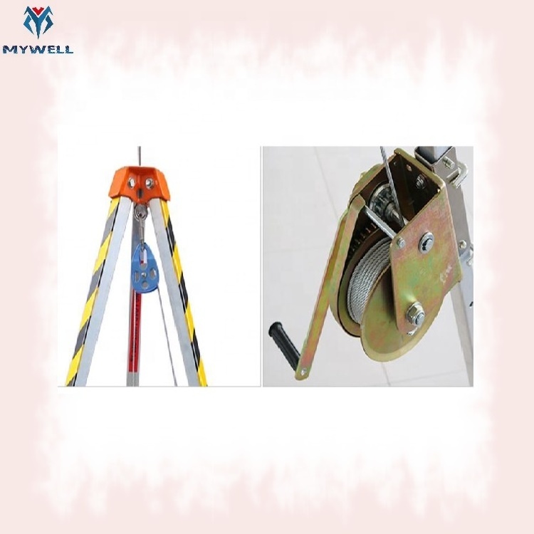 M-ST01 Confined space rescue tripods hoist with hand winch