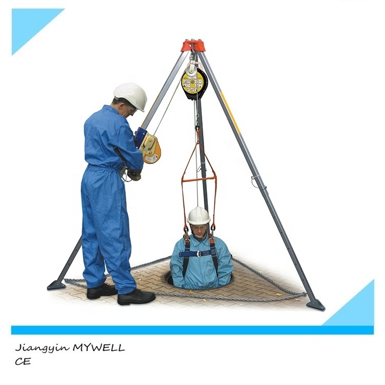 M-ST01 confined space rescue tripods hoist for heavy lifting