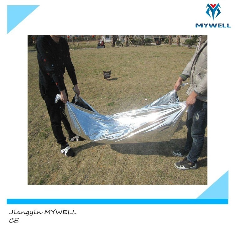 M-ETB01 MYWELL outdoor waterproof rescue survival warming thermal mylar foil emergency space blanket