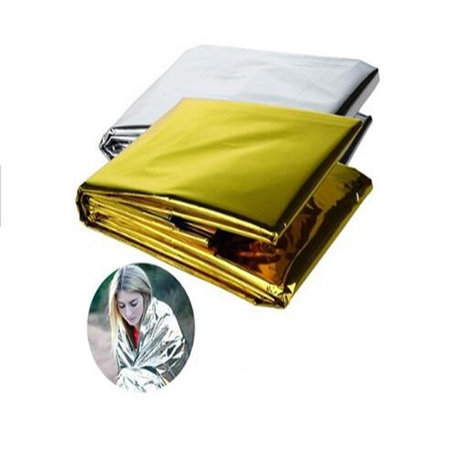 M-ETB01 MYWELL outdoor waterproof rescue survival warming thermal mylar foil emergency space blanket