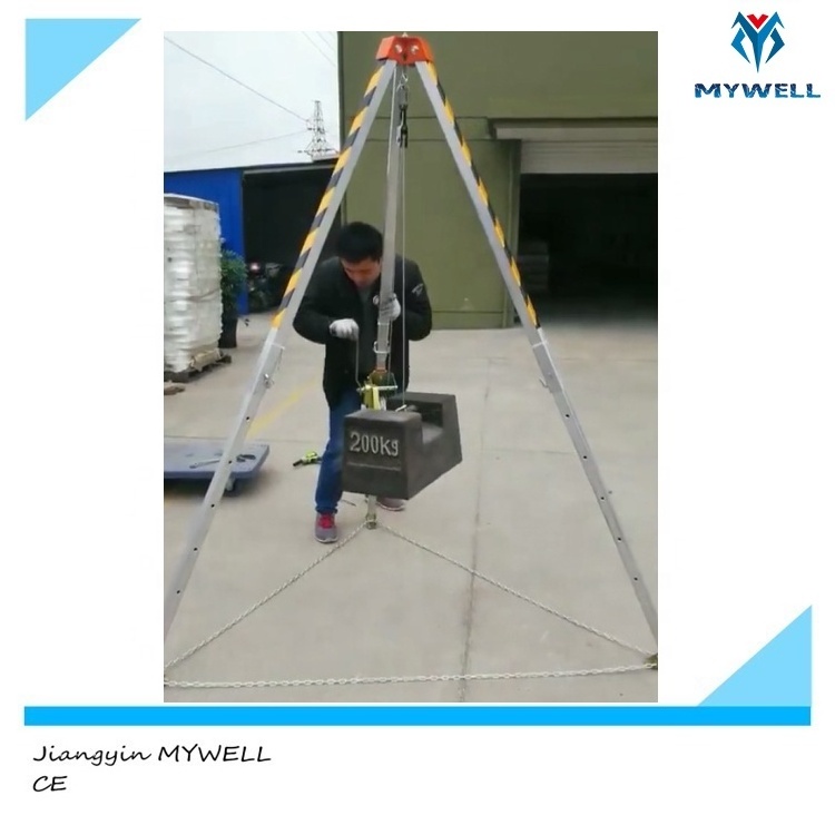 M-ST01 confined space rescue tripods hoist for heavy lifting