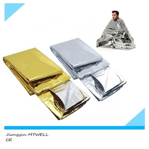 M-ETB01 Cheap 130x210cm Outdoor Camping Emergency Mylar Blanket Rescue Space Foil Emergency Blanket Thermal